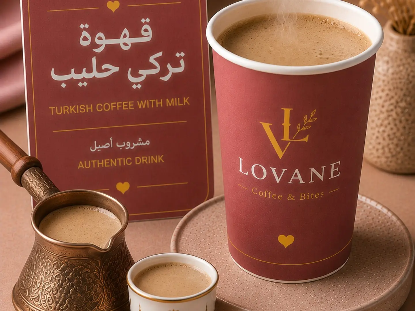 Turkish Coffee With Milk