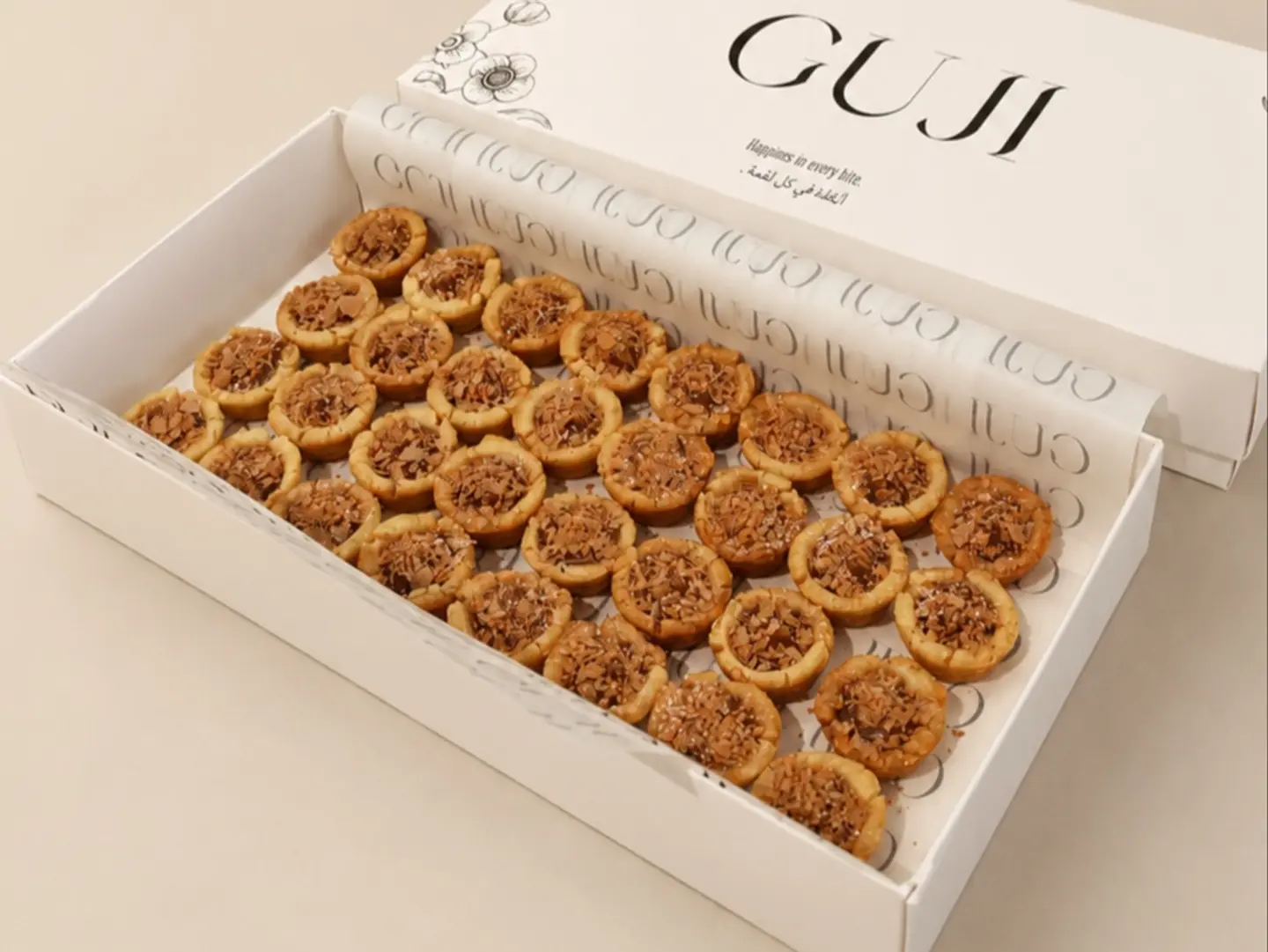 Mini Roasted Milk Date Tart
