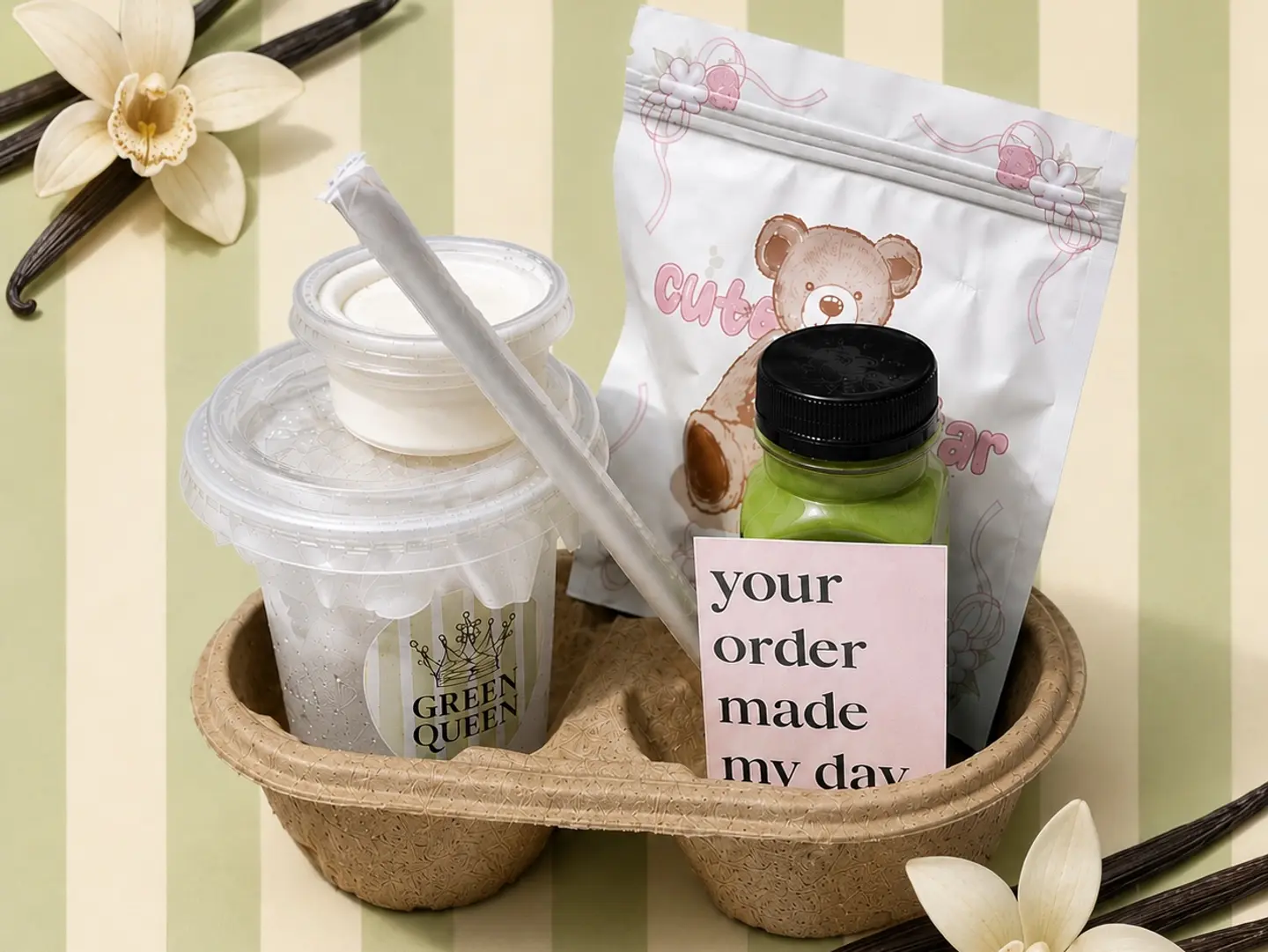 Vanilla Matcha With Cream