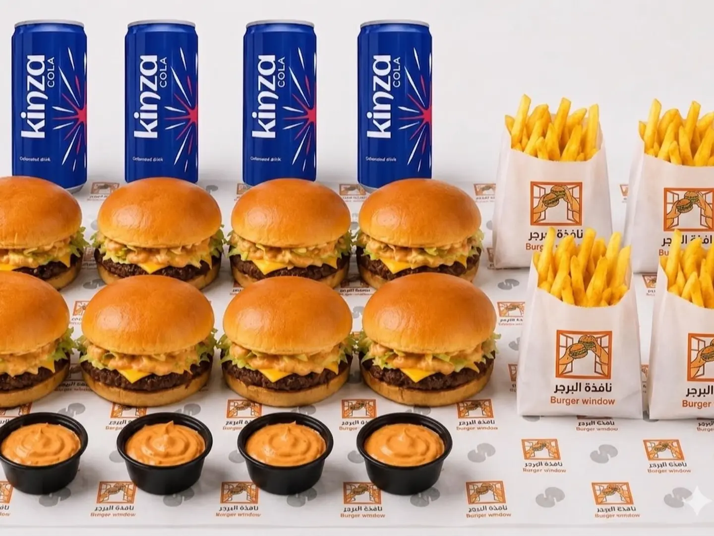 Family Box 8 Grilled Beef Burgers