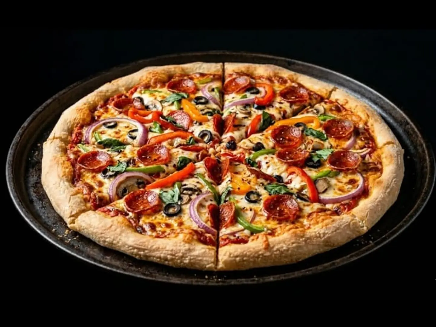 Pepproni And Vegetable - Large