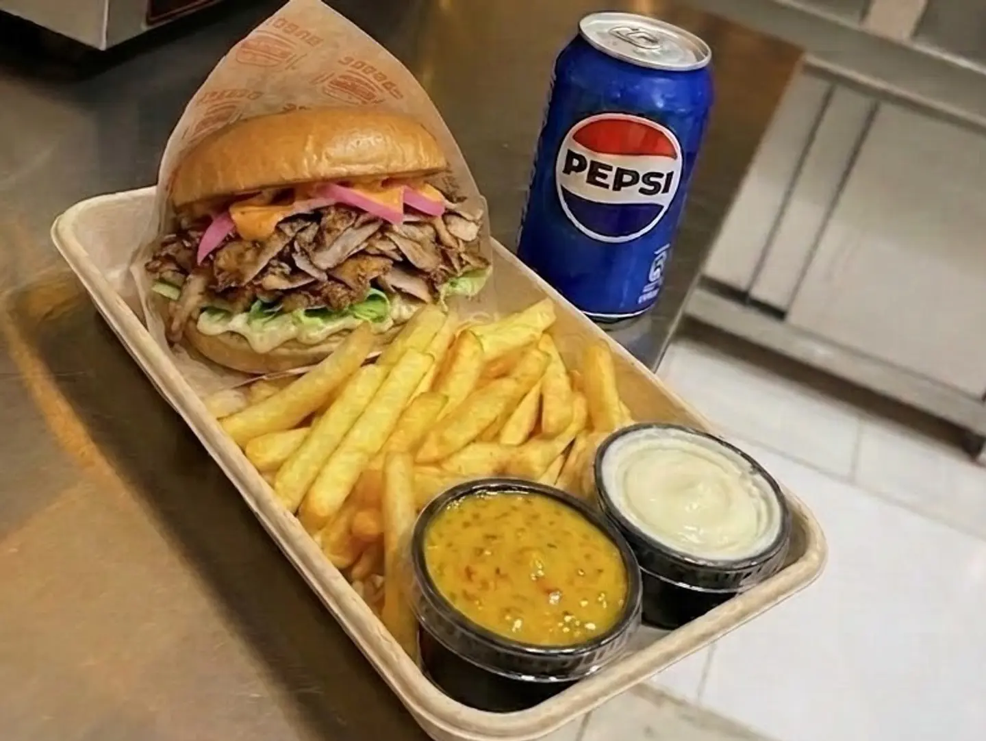 Shwarma Burger Combo
