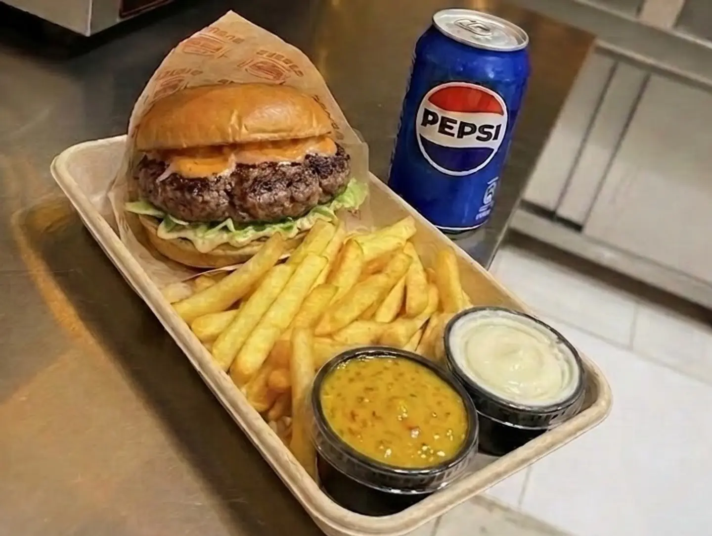 Meat Burger Combo