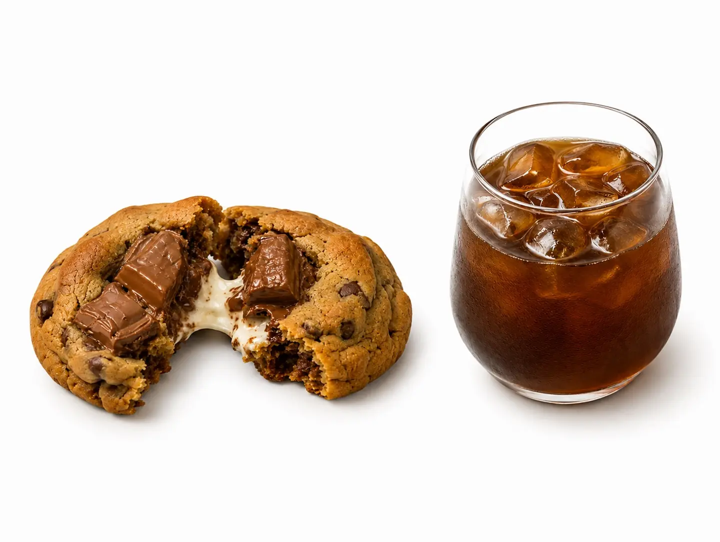 Iced Americano With Cookies