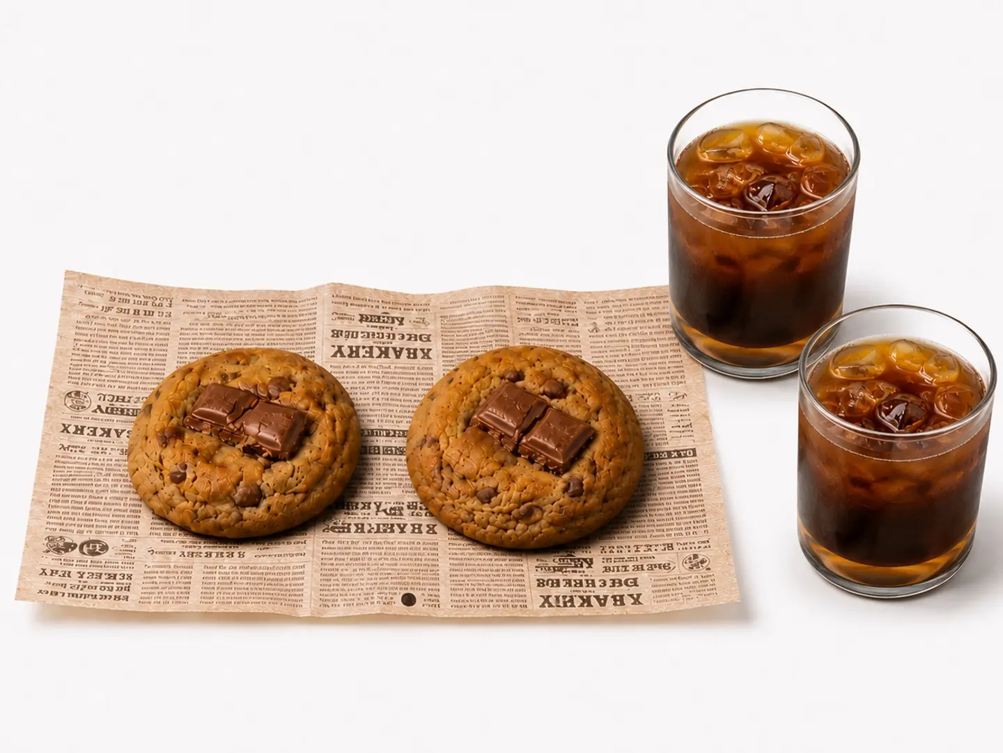 2 Cookies With 2 Coffee