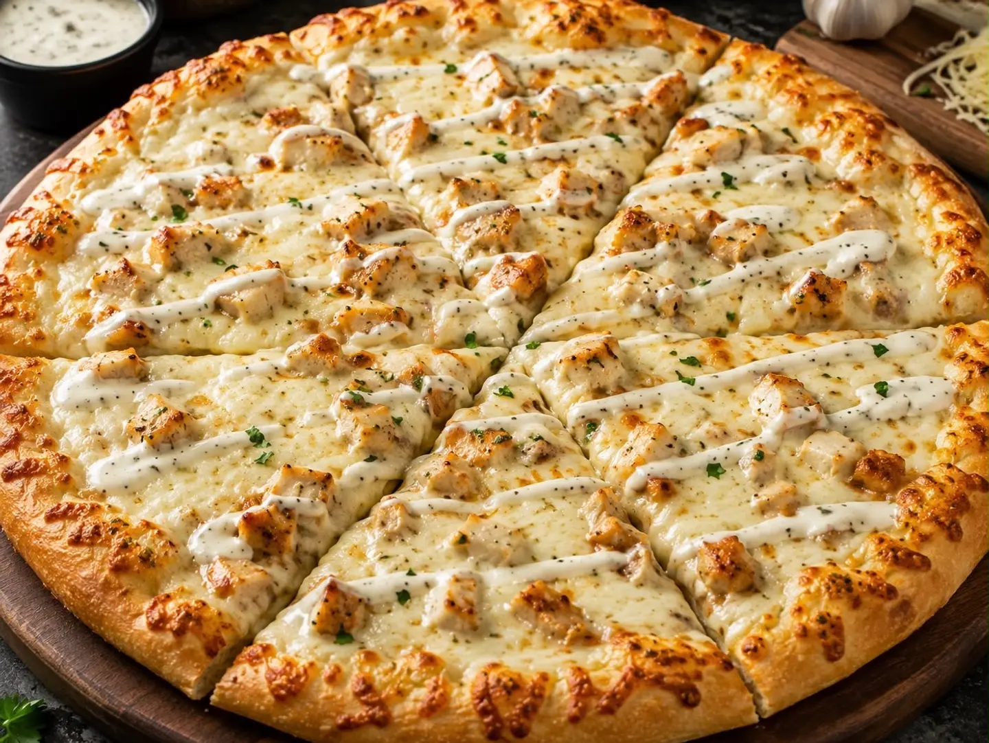 Chicken Ranch Pizza - Mini Pizza