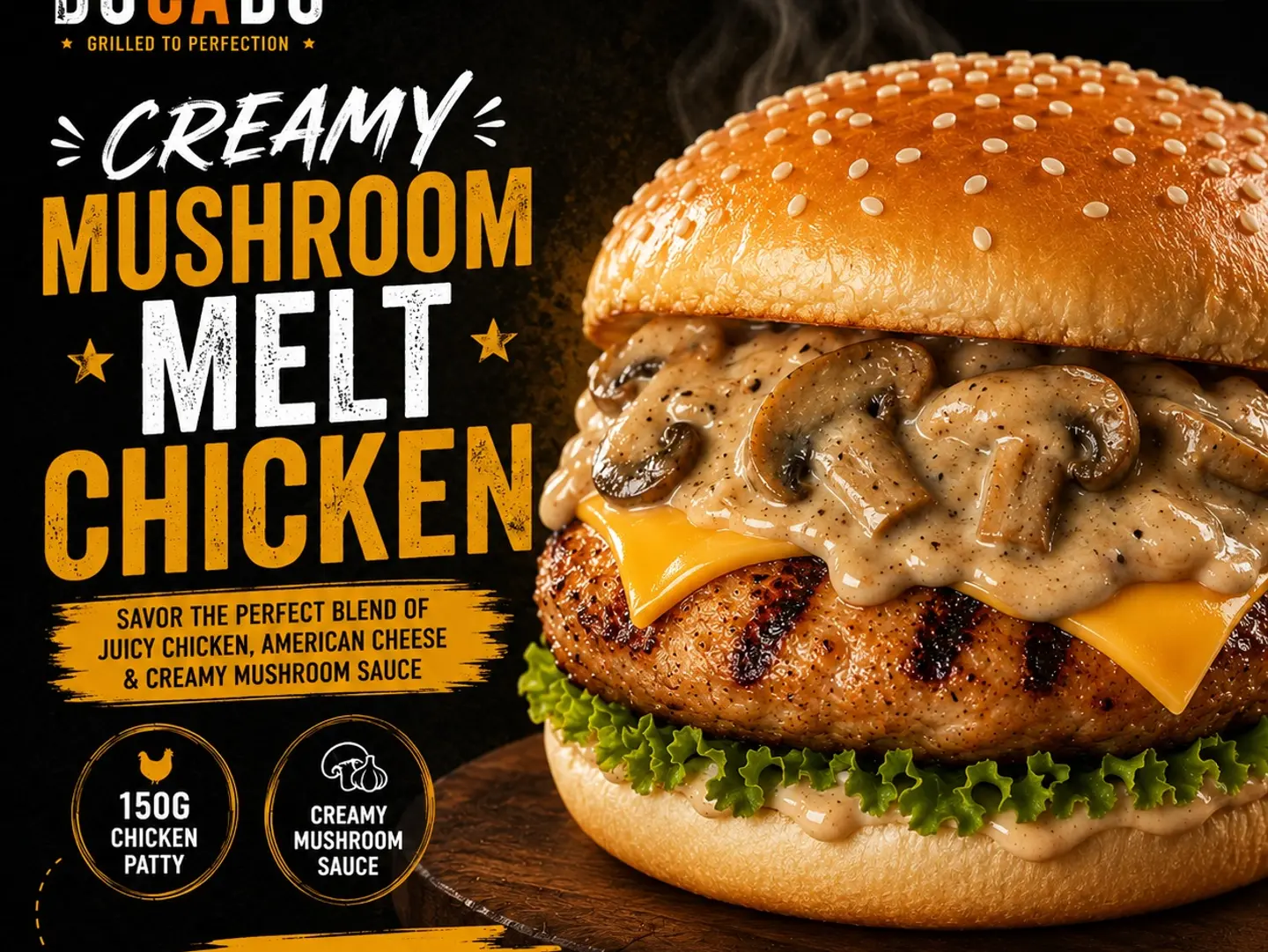 Mushroom Melt Chicken