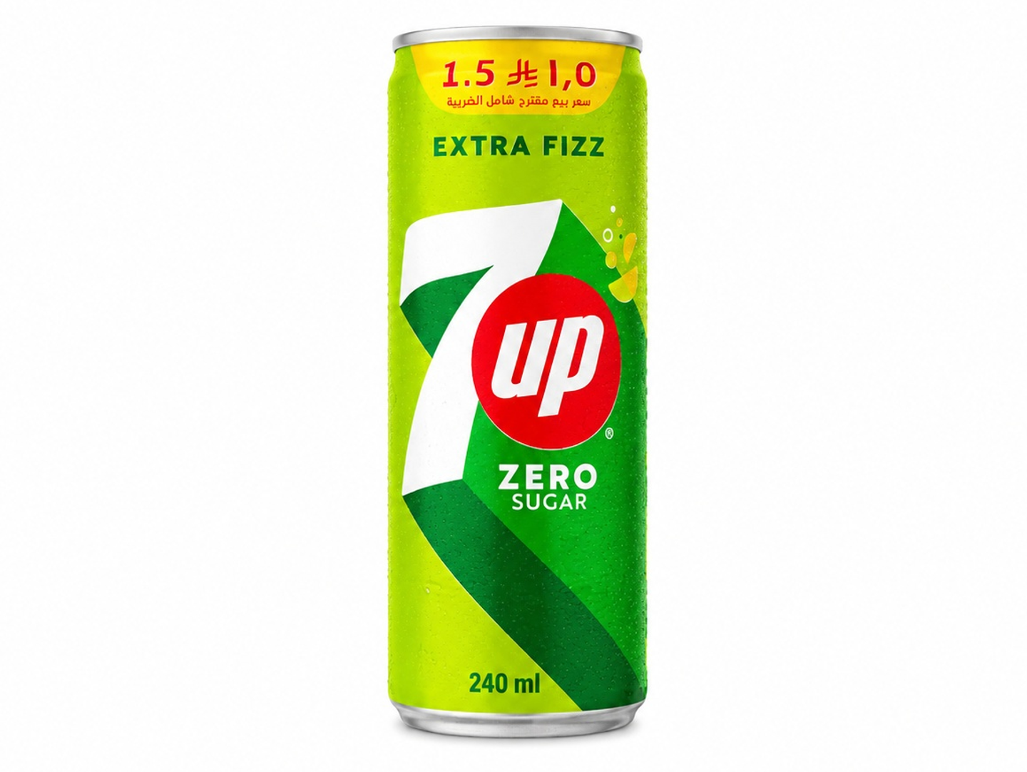 7 Up Zero Sugar (240 Ml)
