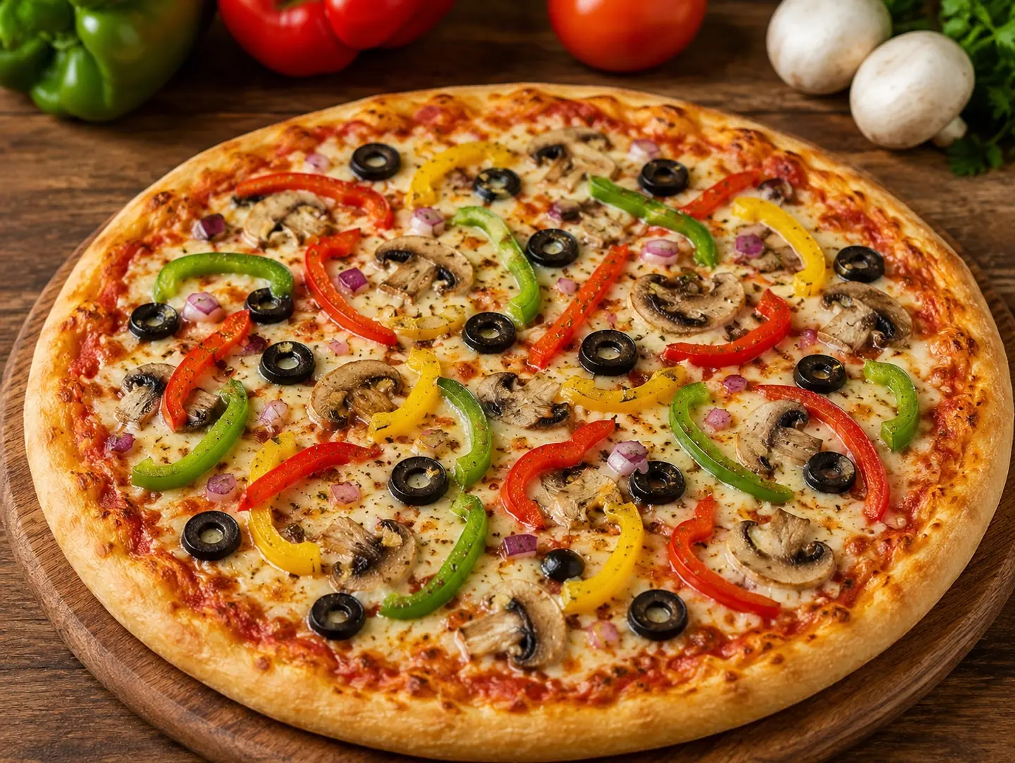 Vegetable Pizza - Medium