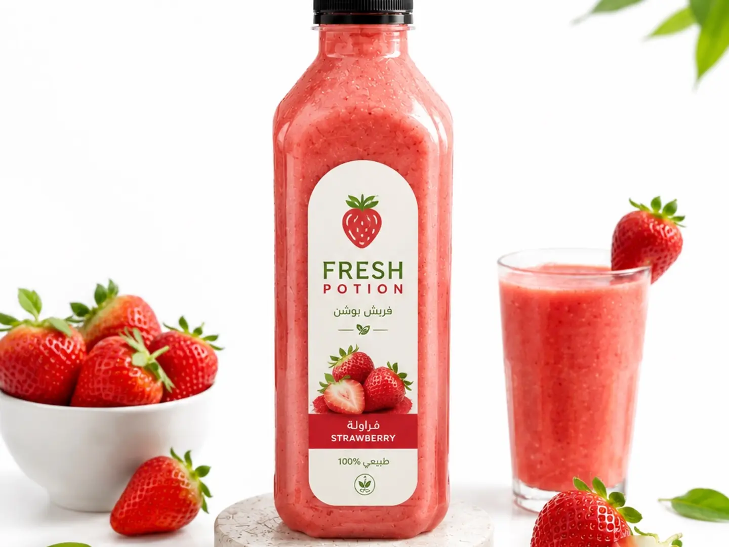 Gallon Liter Of Strawberry Juice