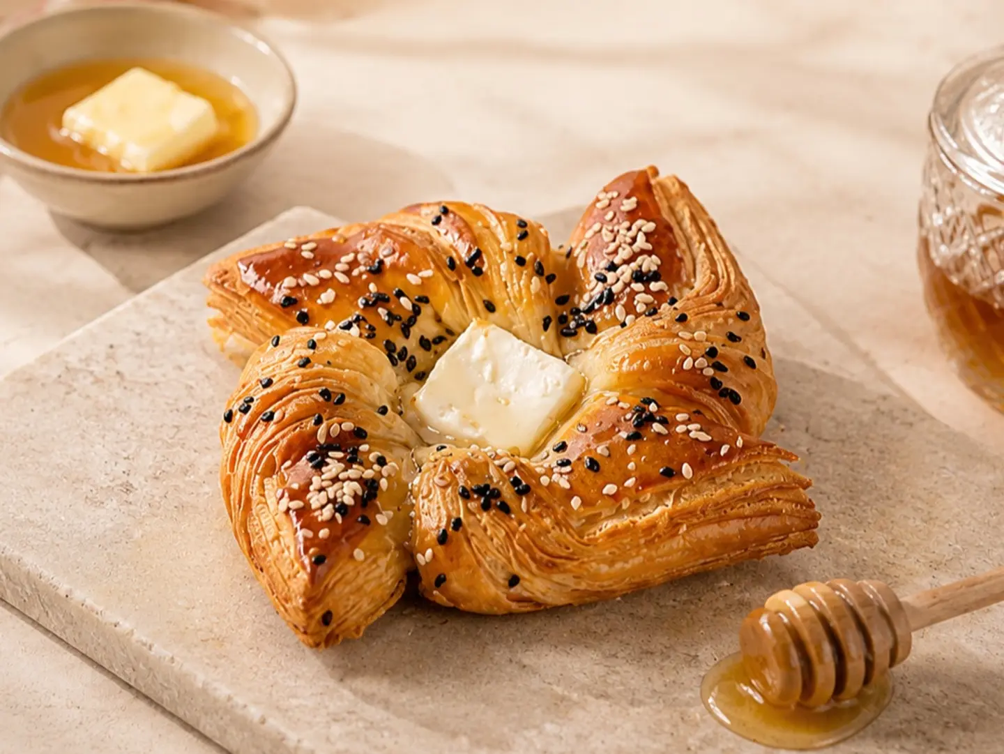 Feta & Honey Danish