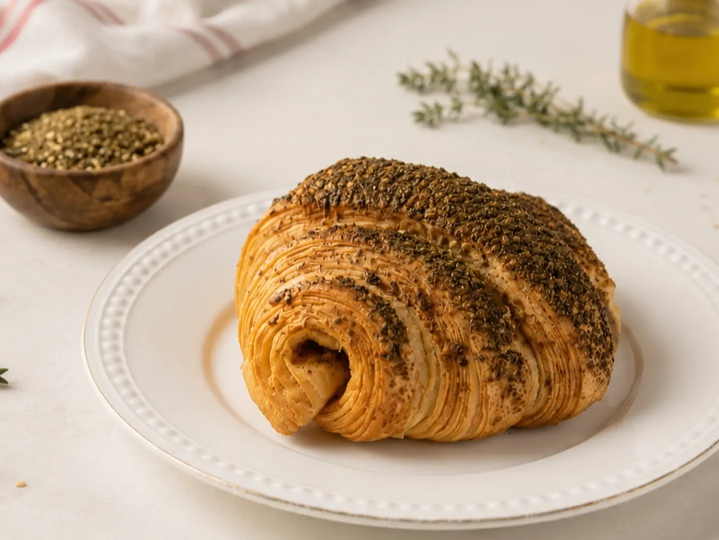 Zaatar Croissant