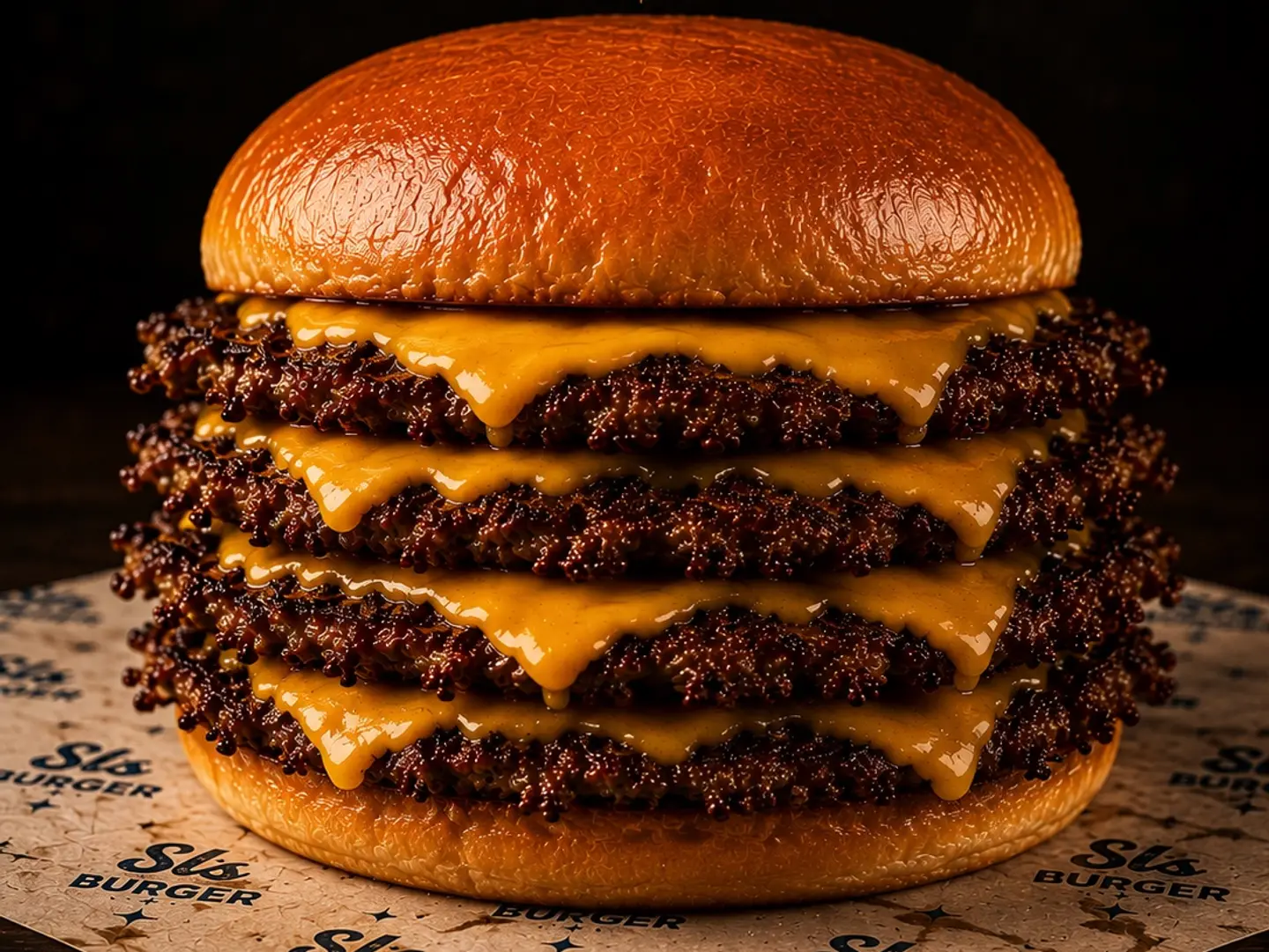 Quad Smash Burger