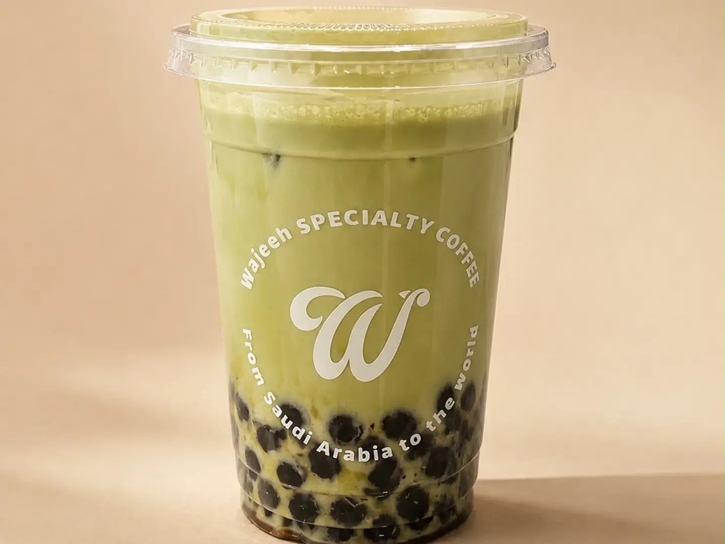 Vanilla Matcha Boba