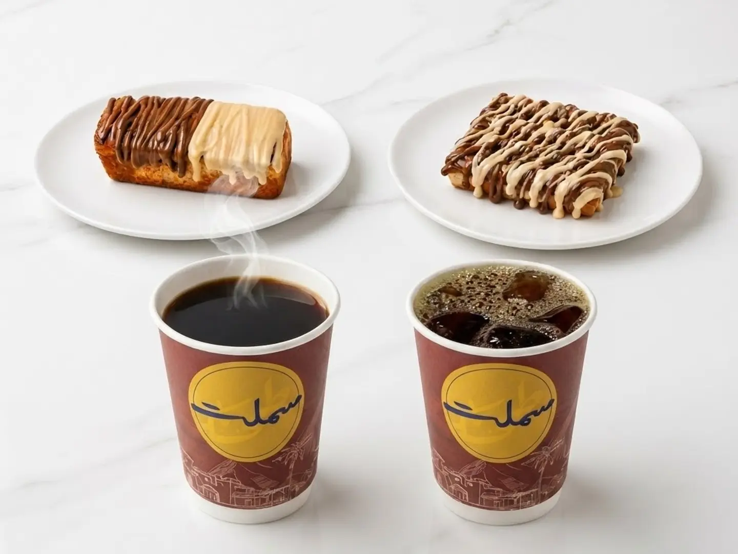 2 Large Coffees Today+ 1 Waffle +1 French Toast