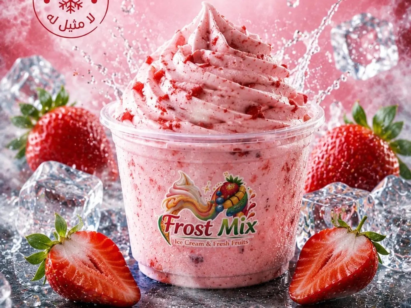 Natural Strawberry Ice Cream