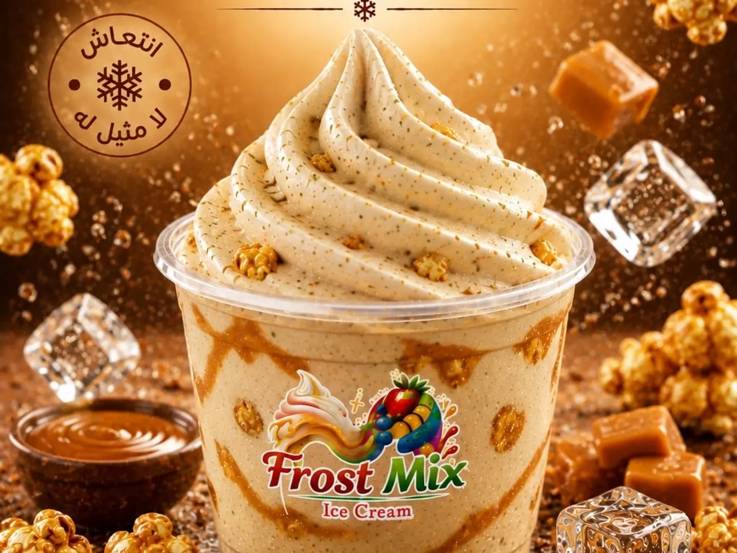 Caramel Popcorn Ice Cream