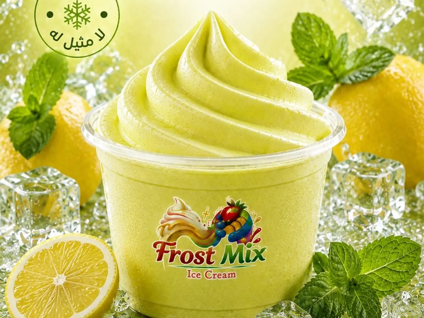 Lemon Mint Ice Cream