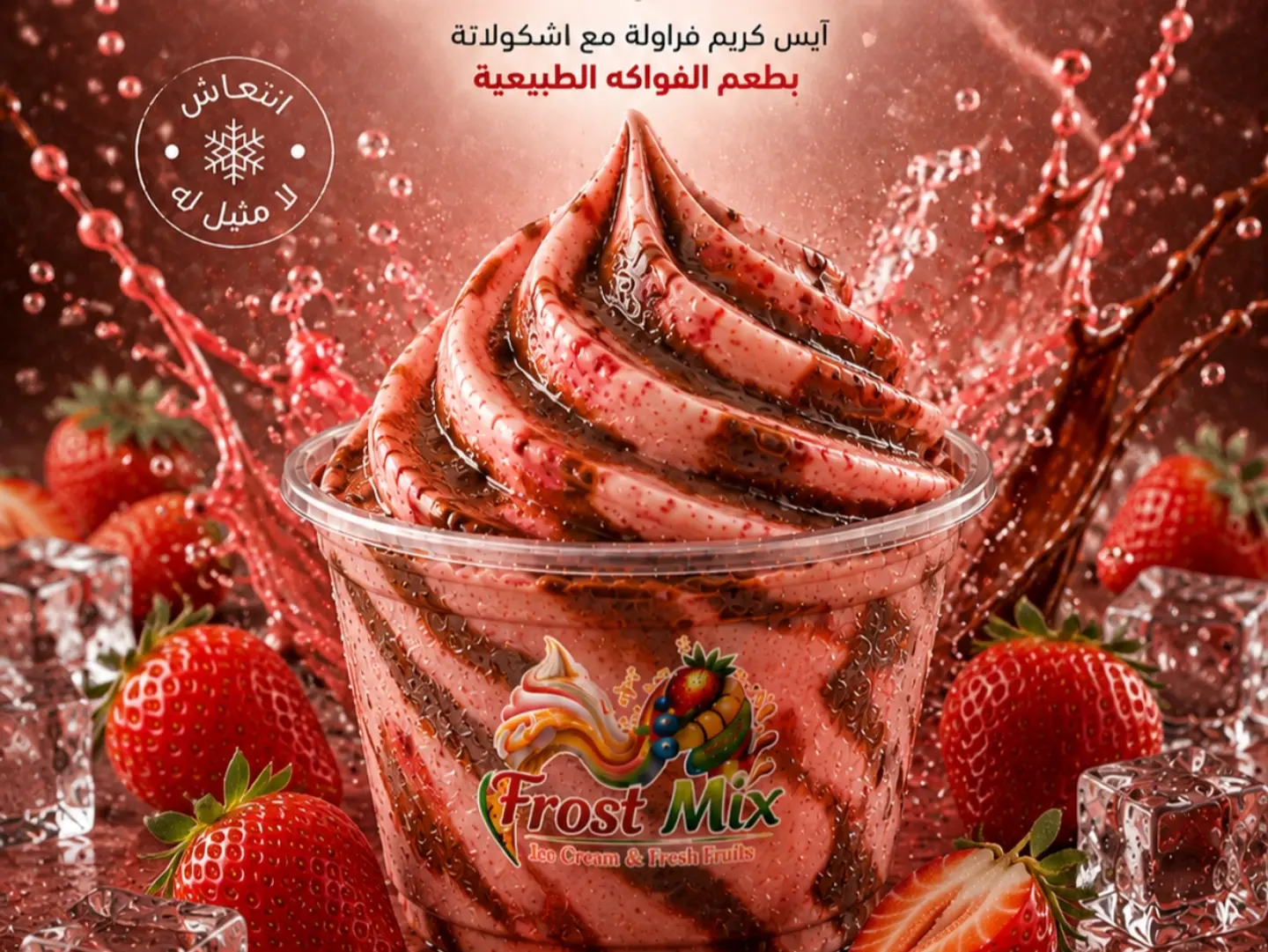 Strawberry & Chocolate Ice Cream