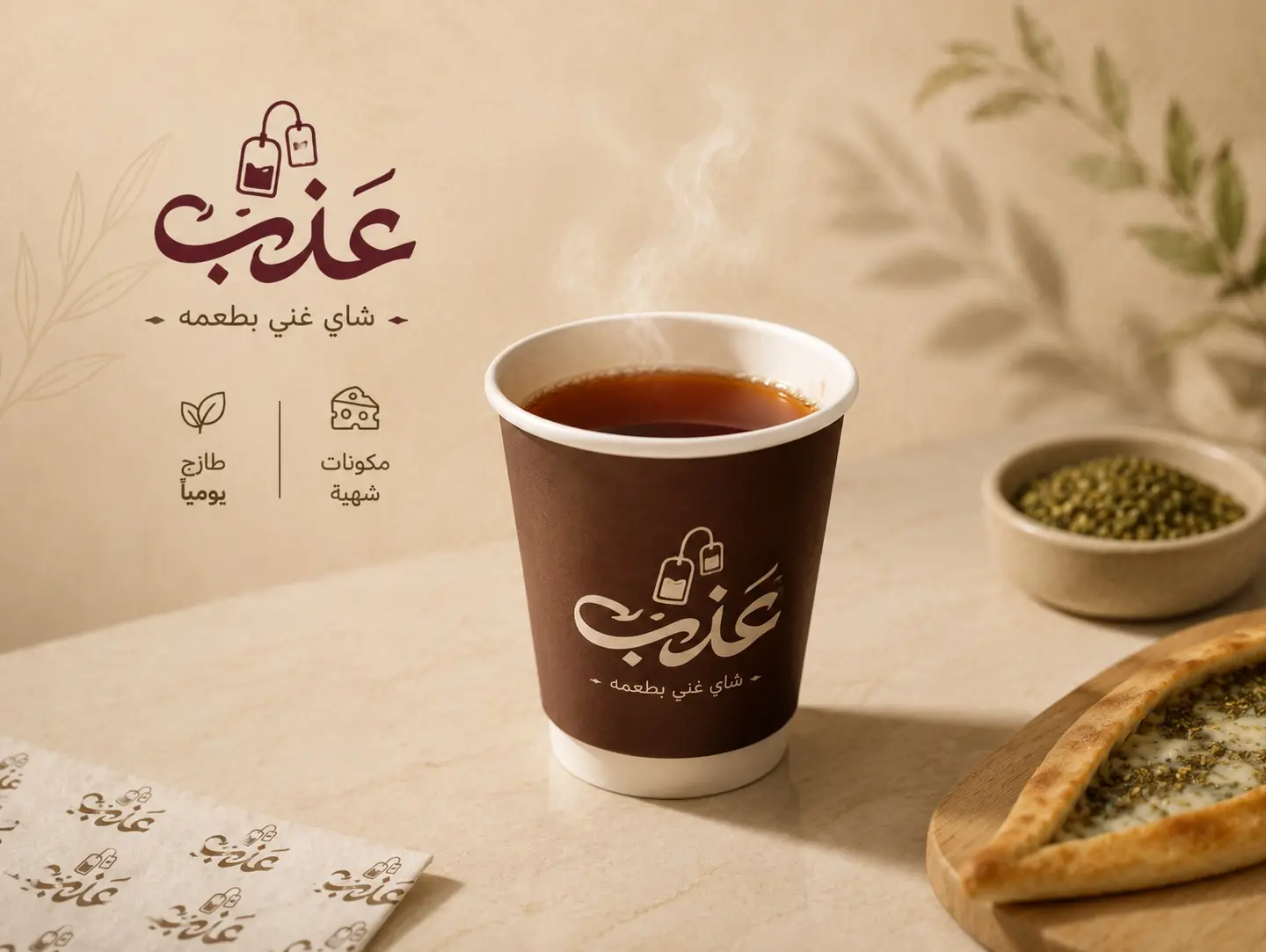 Athab Tea - Paper Cup