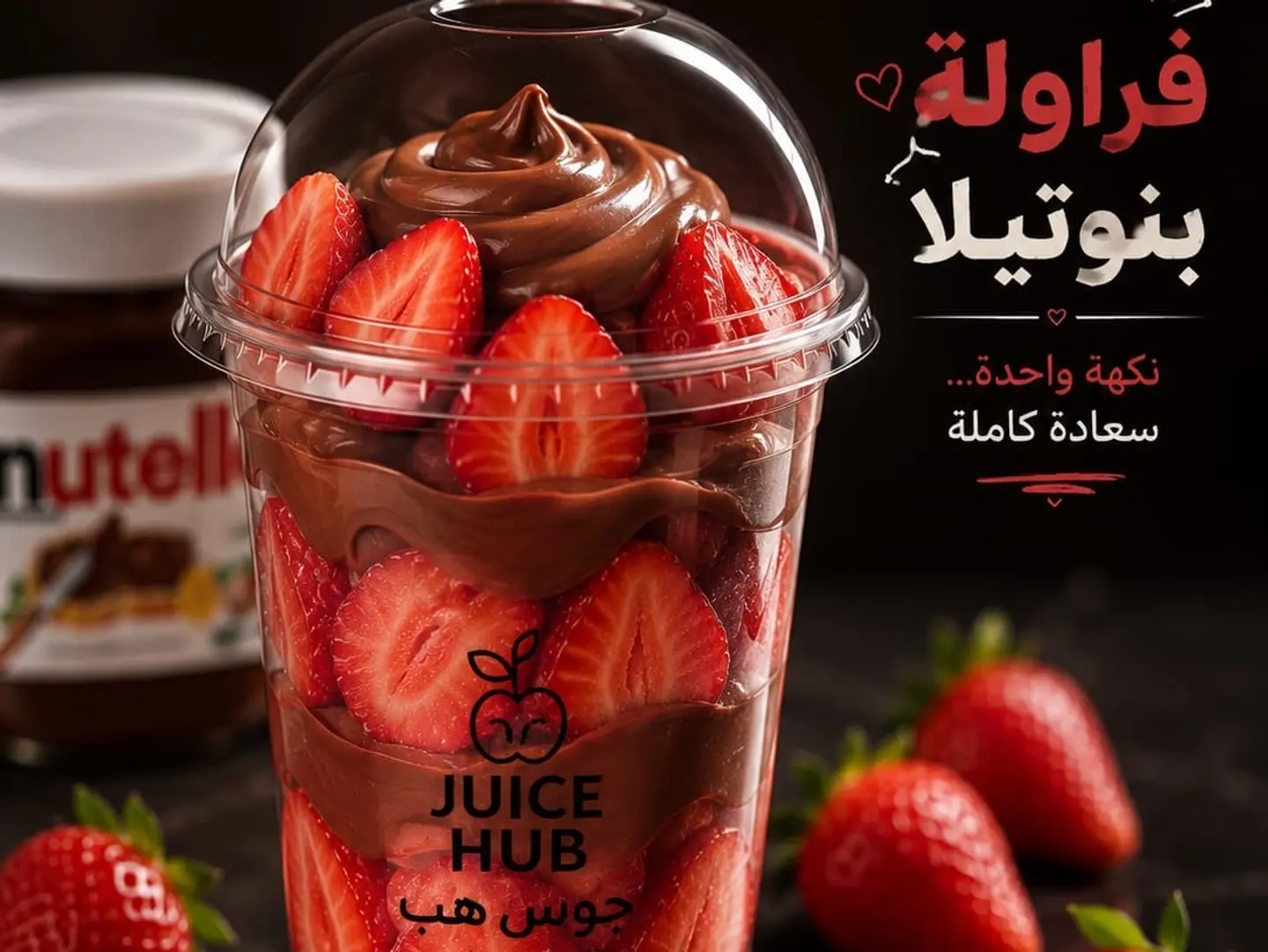 Strawberry Nutella Cup