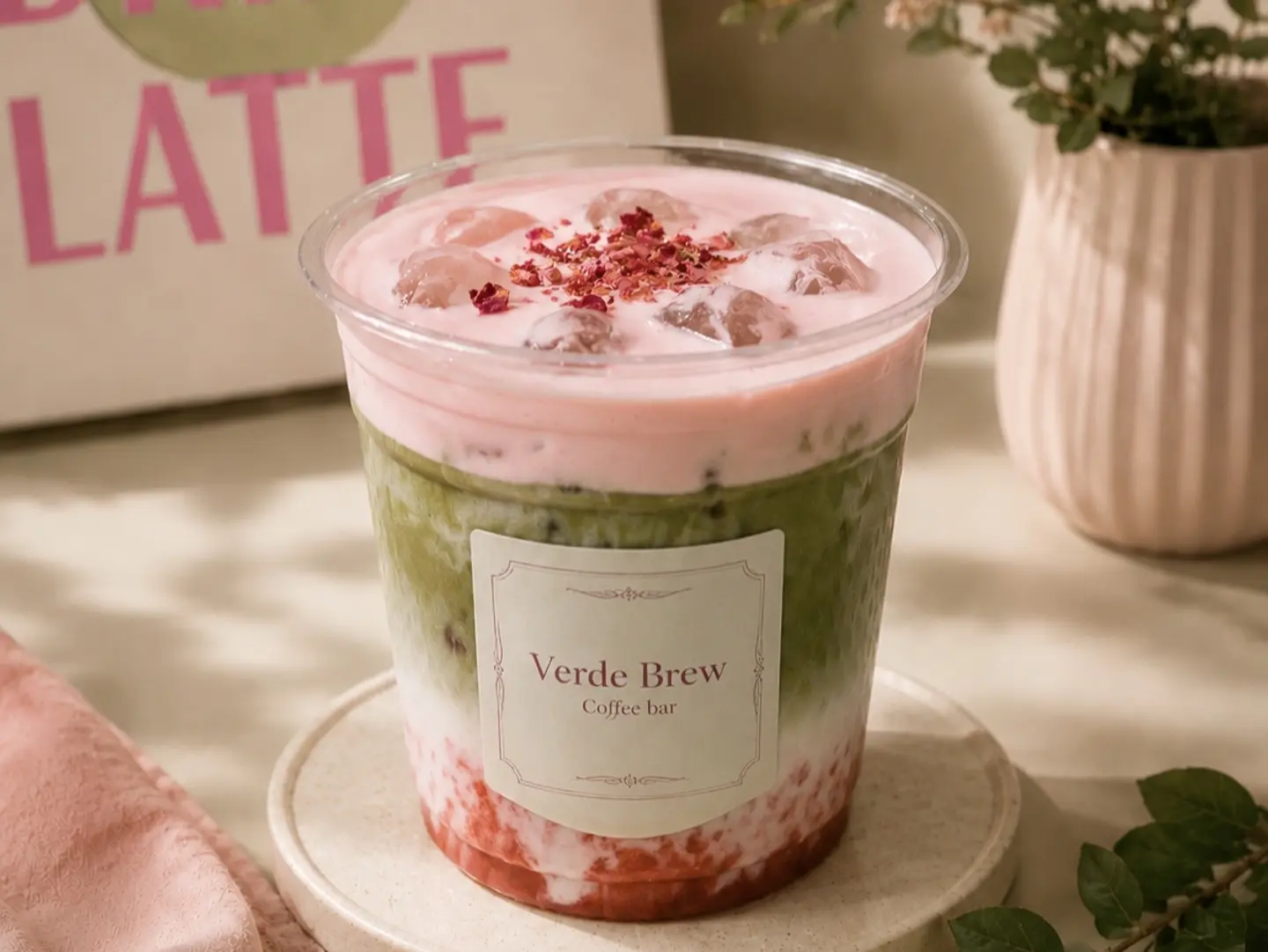 Strawberry Matcha