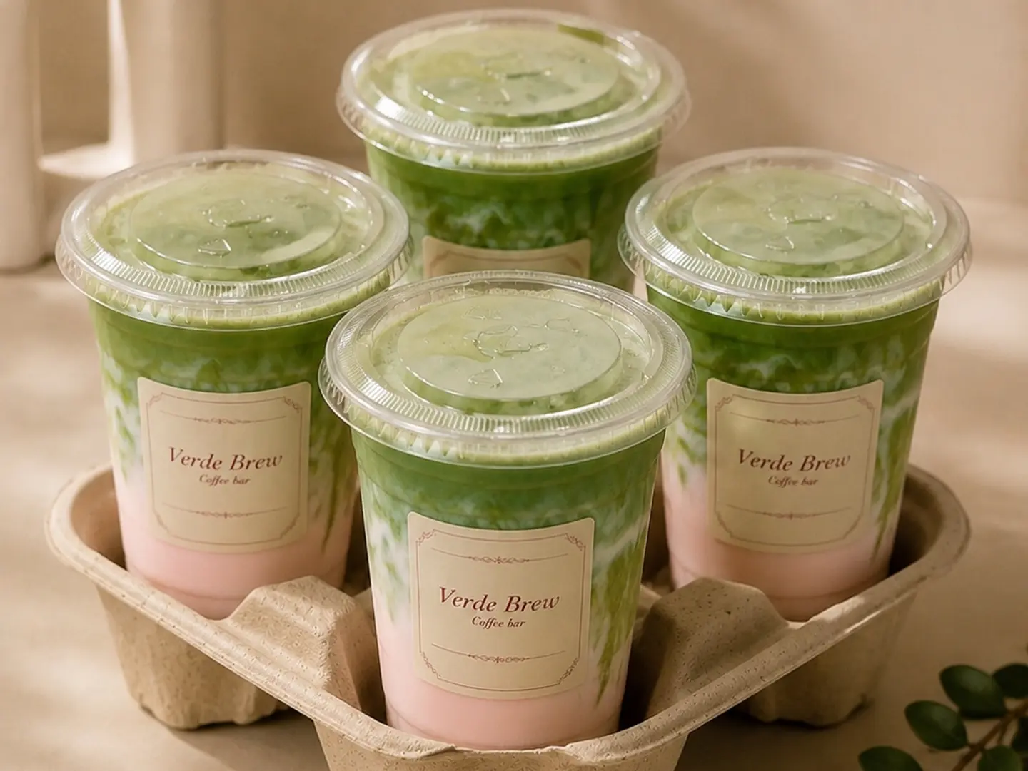Four Cotton Candy Matcha