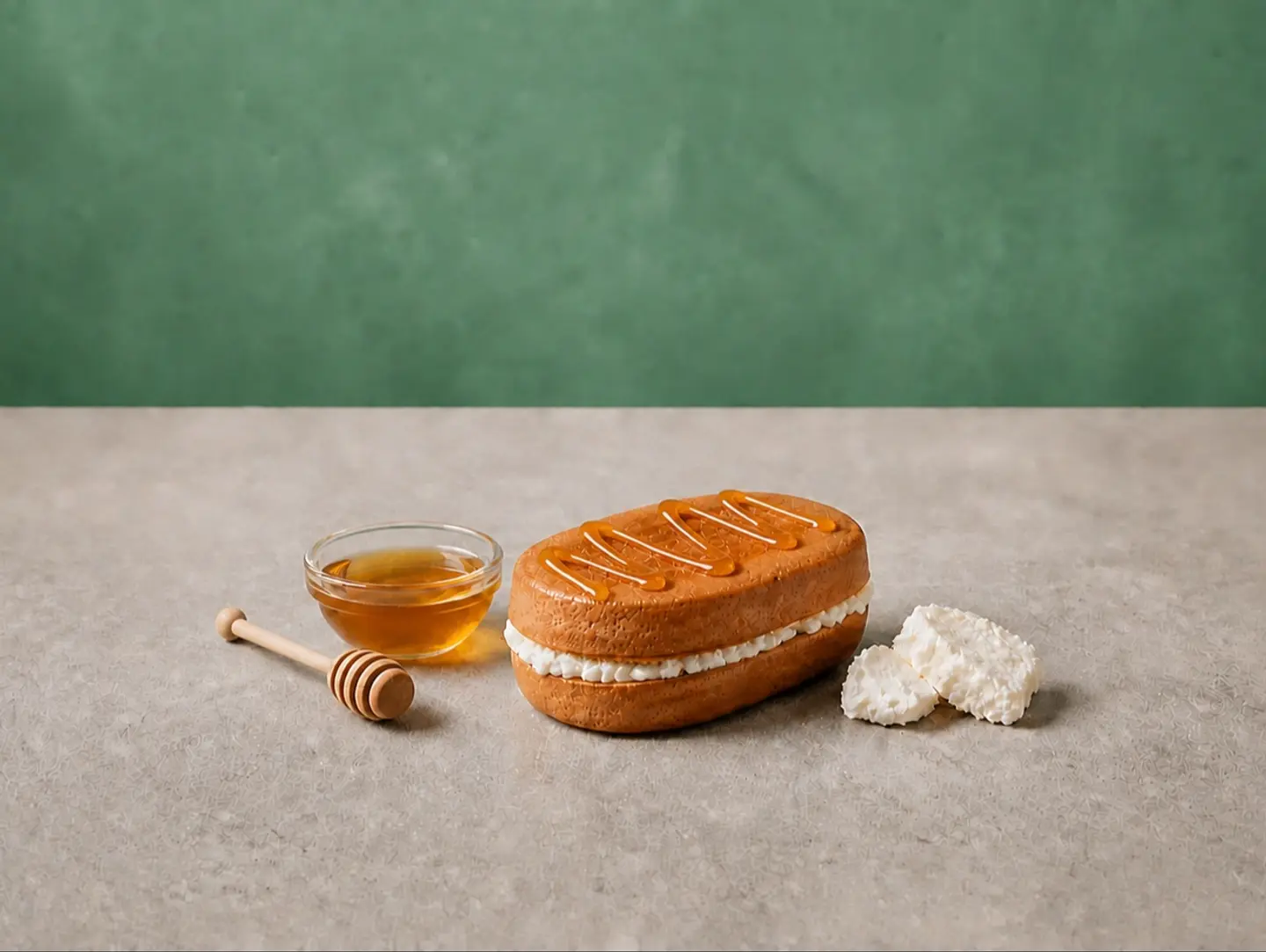 Cheese And Honey Khabiz