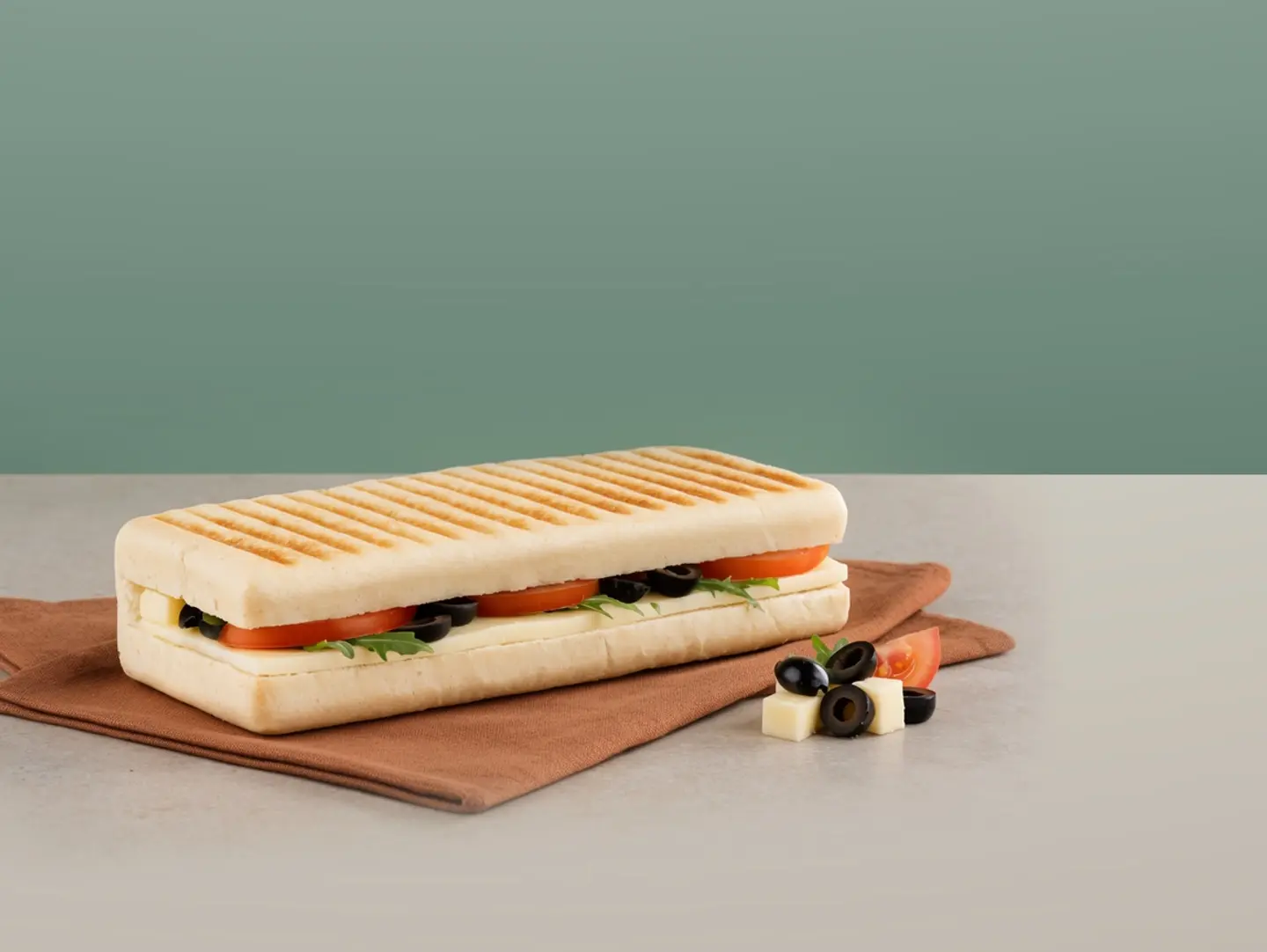 Halloumi & Olive Panini