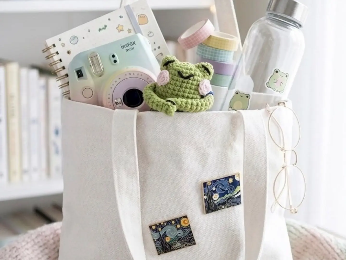 Frog Doll Crochet Snap Charm