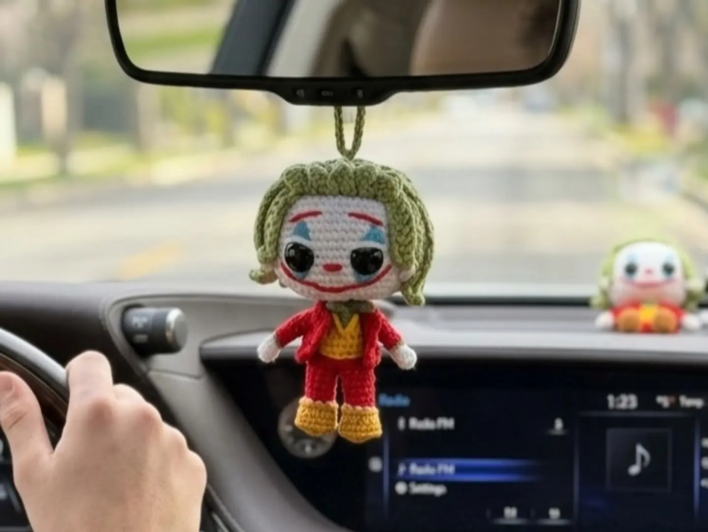 Joker Crochet Charm
