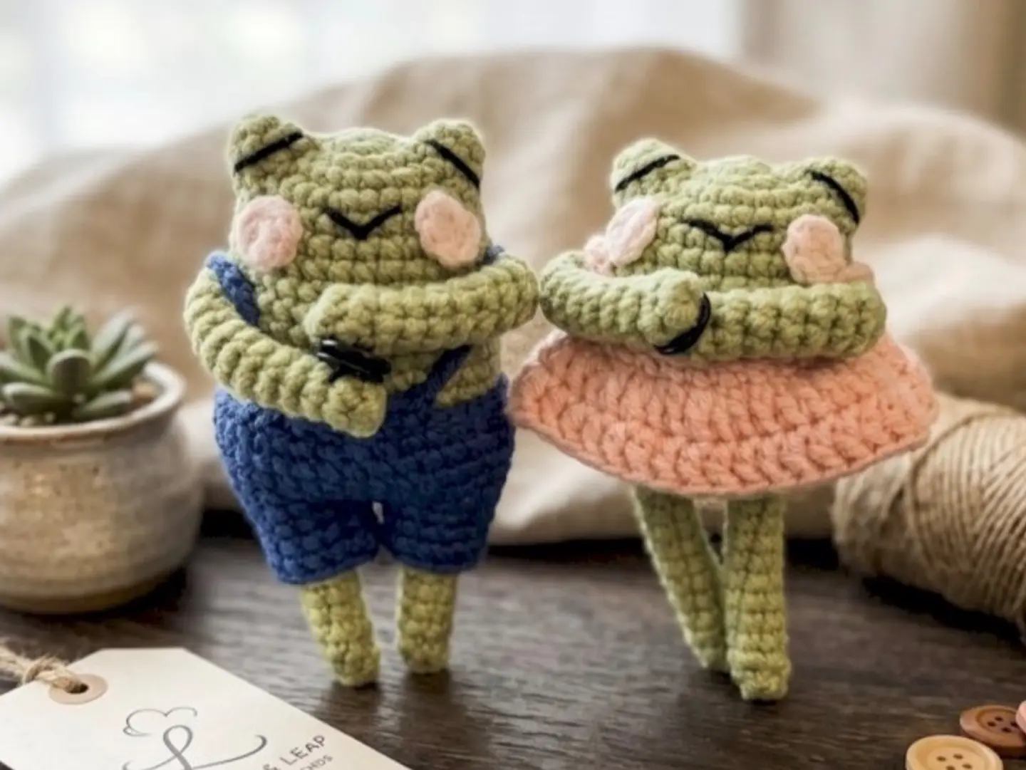 Cute Frog Pair Snap Charm
