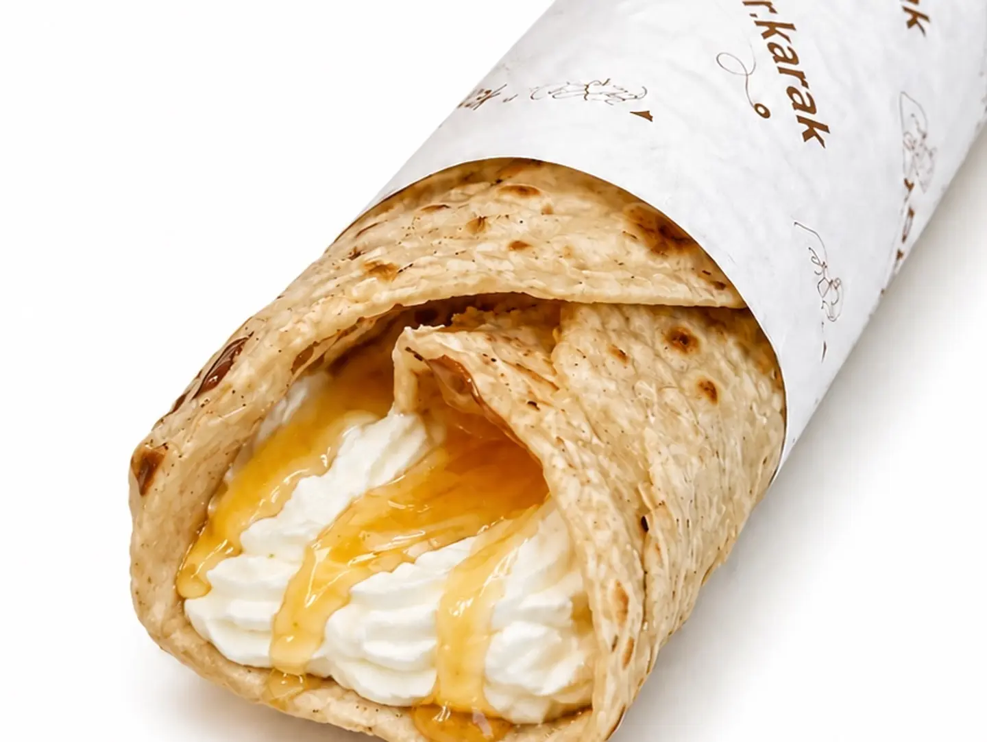 Chapati With Labneh And Honey