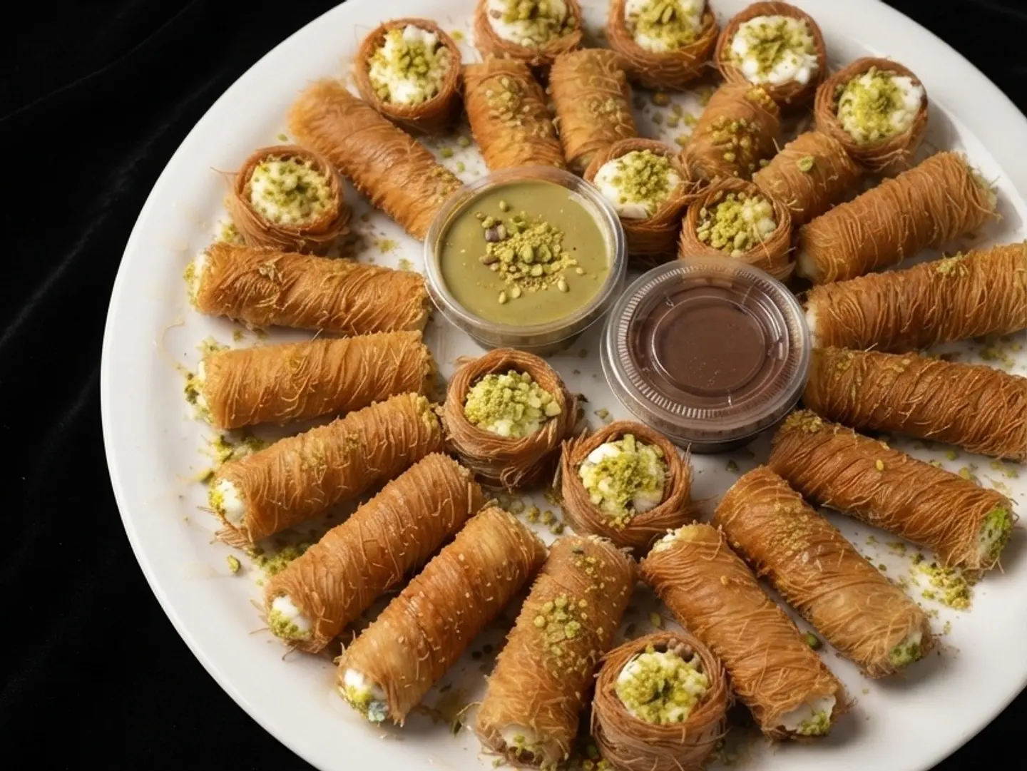 Bird's Nest And Kunafa Fingers
