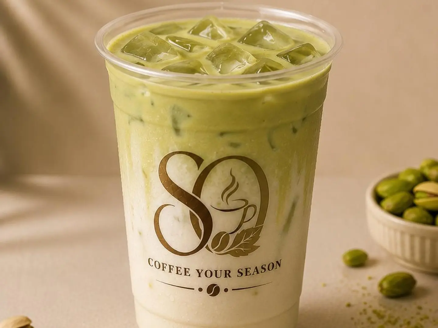 Iced Pistachio Latte