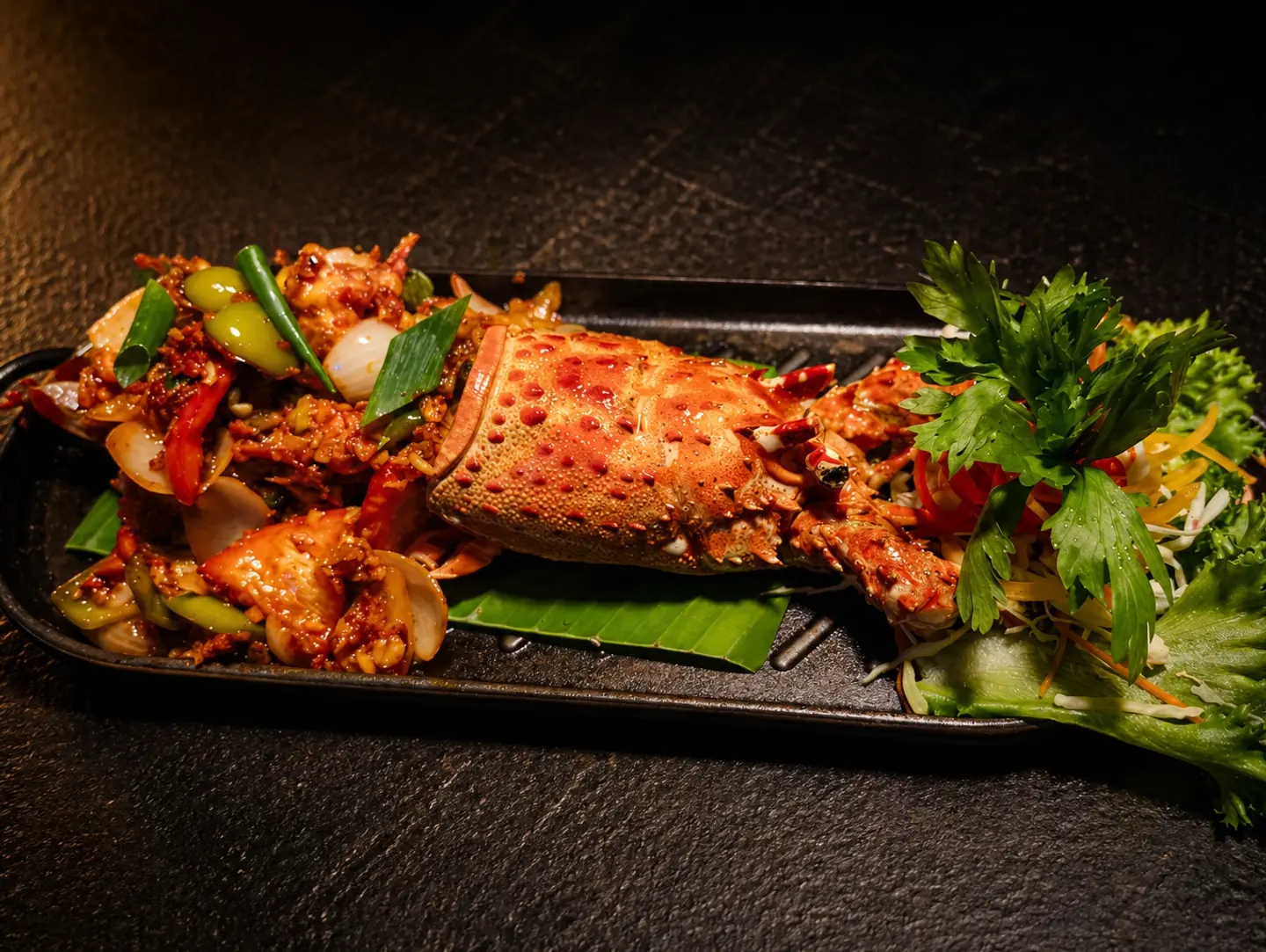 Lobster With Chilli Basil