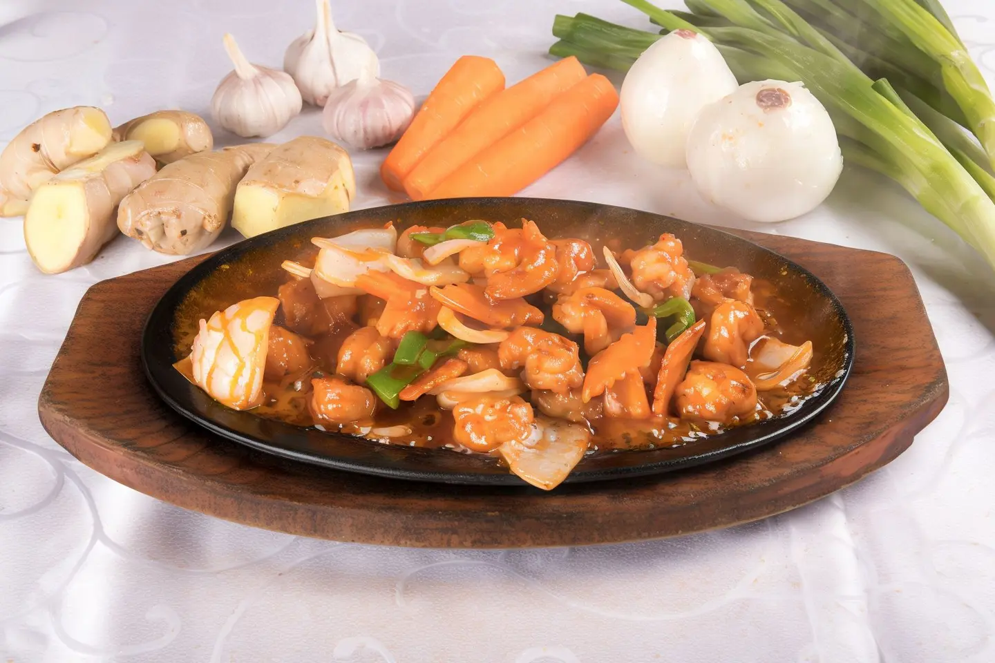 Sizzling Shrimp