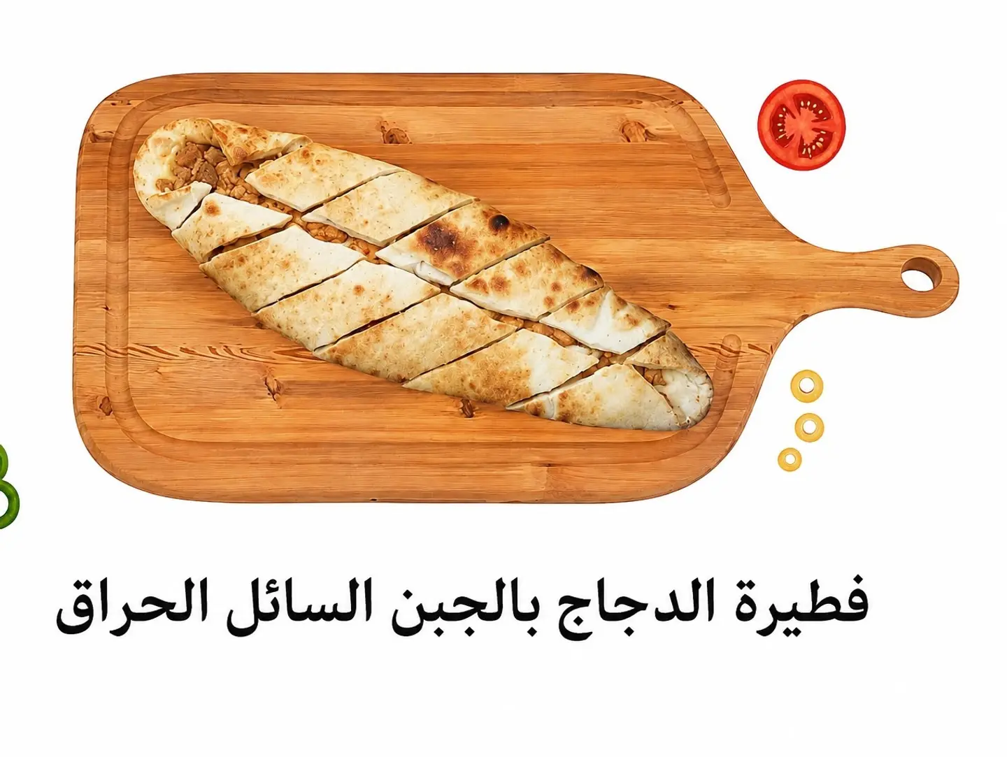 Spicy Chicken Pie With Liquid Cheese