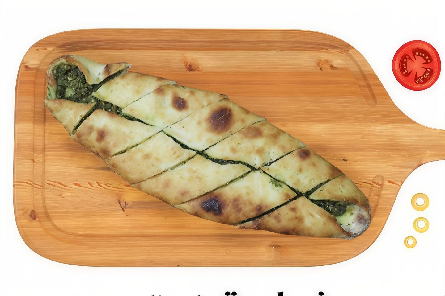 فطيرة لبنه بالزعتر