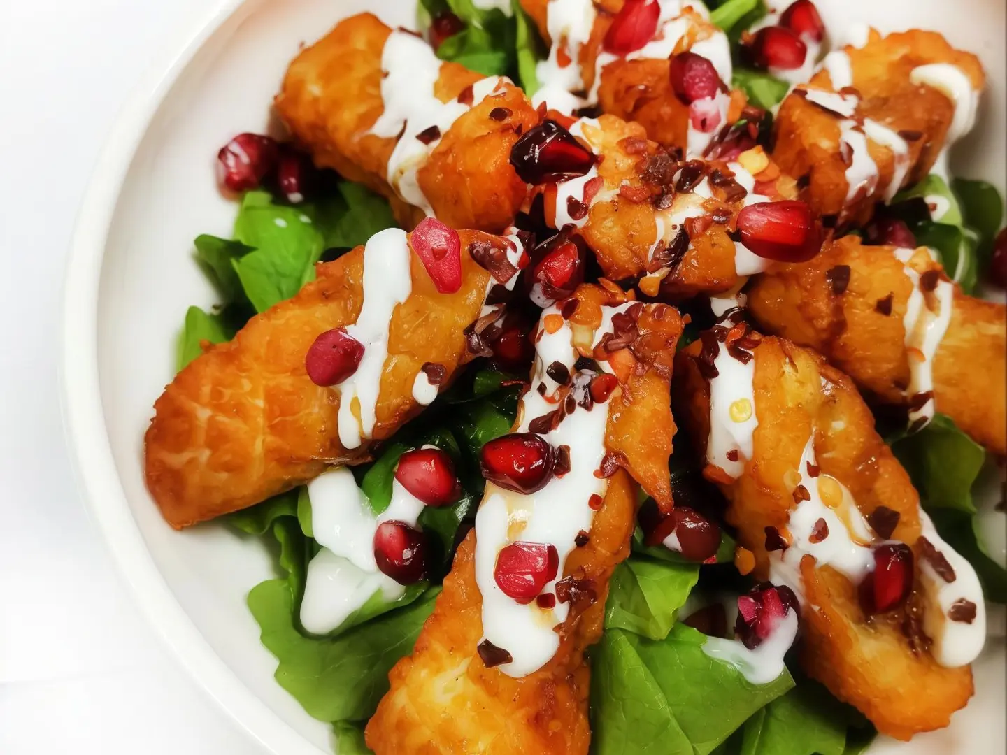 Halloumi Crispy Salad