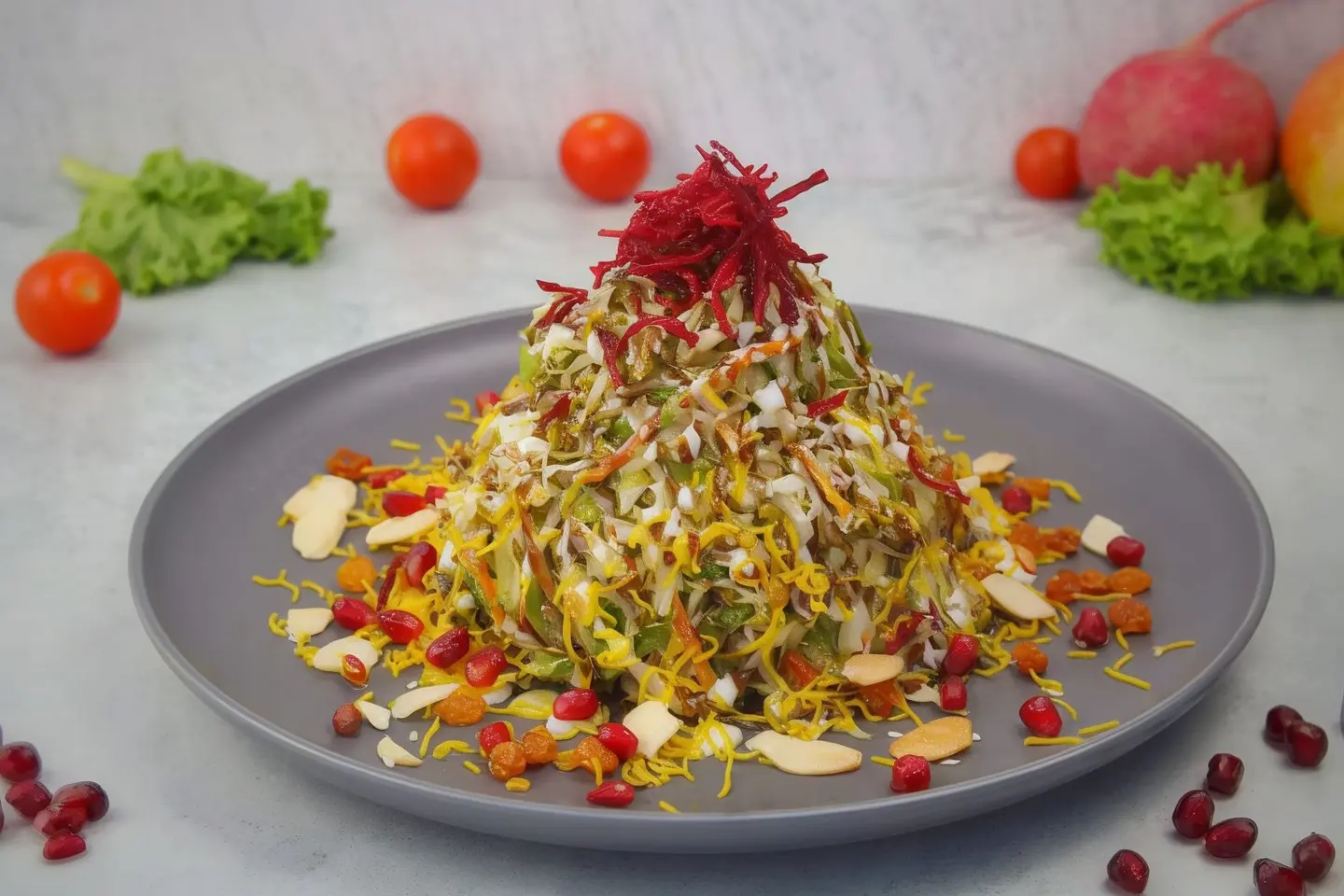 Crispy Salad With Chutney
