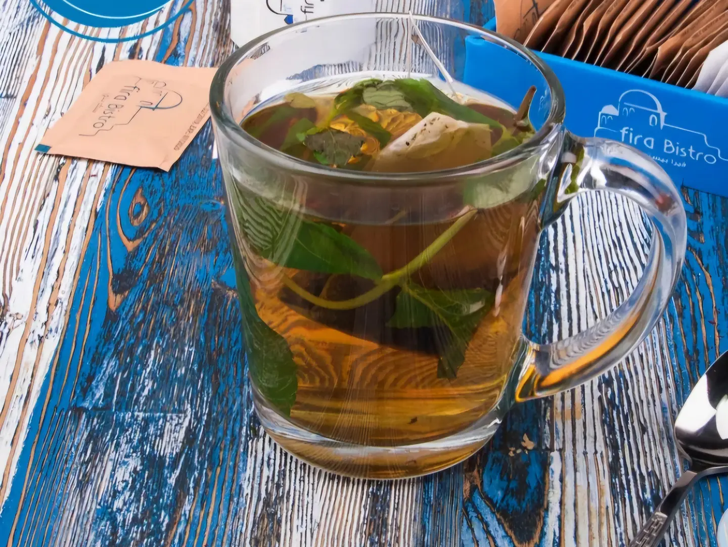 شاى اخضر بالنعناع