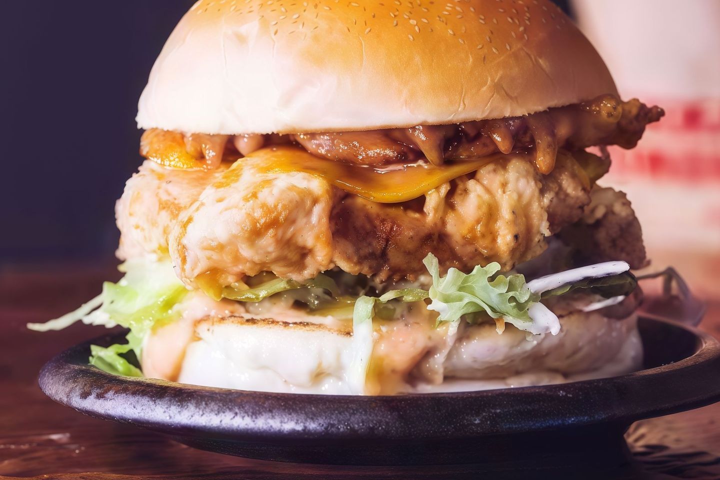 Francis Chicken Burger Meal