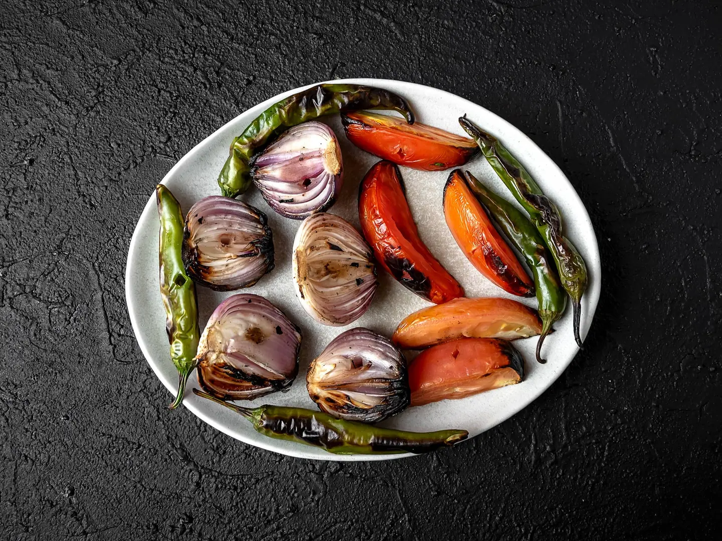 Onion And Pepper And Tomato - Large