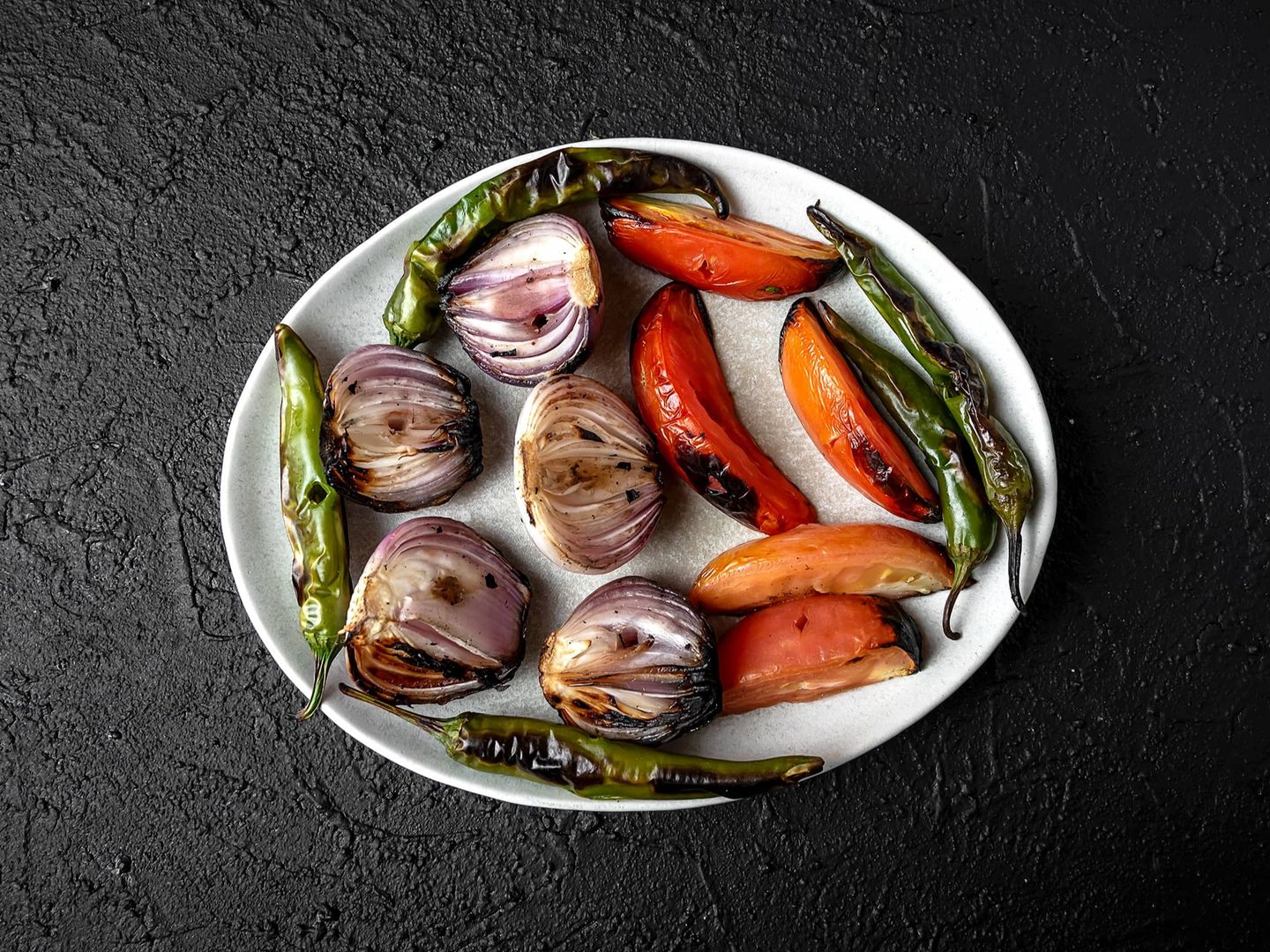 Onion And Pepper And Tomato - Large