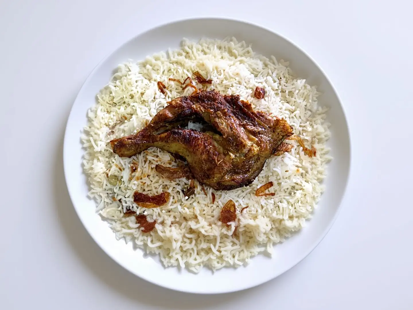 Half A Chicken With Rice Of Bashauri