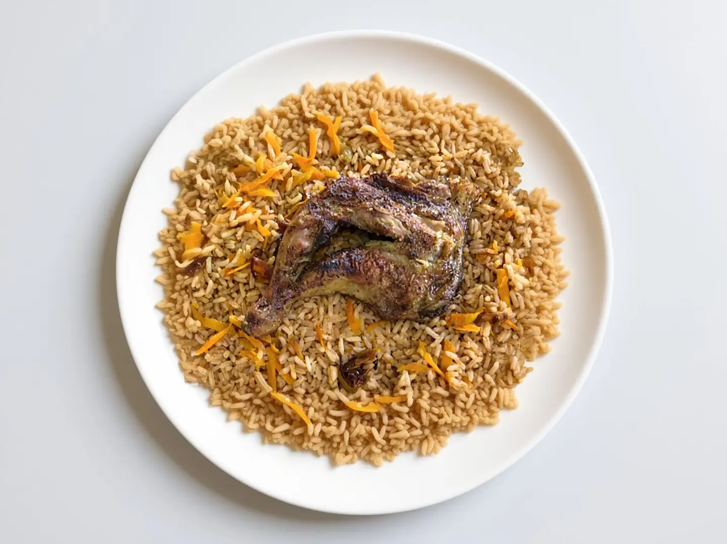 On Coal Whole Chicken With Bukhari Rice