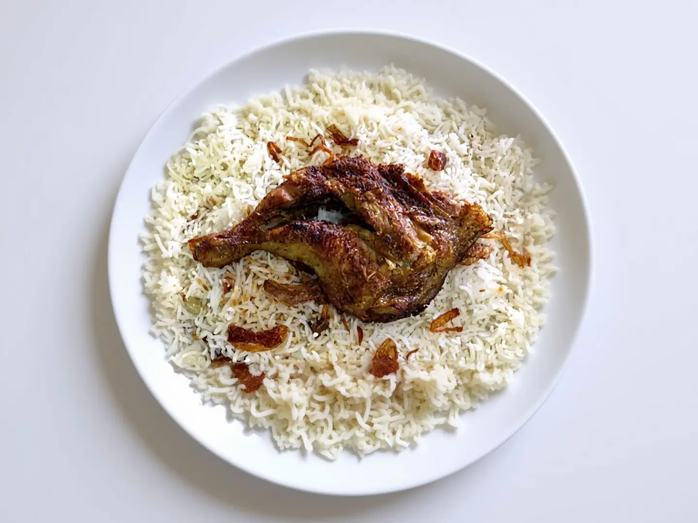 On Coal Whole Chicken With Pishawari Rice