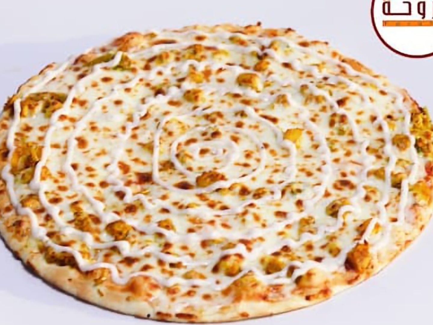 بيتزا دجاج رانش كبير
