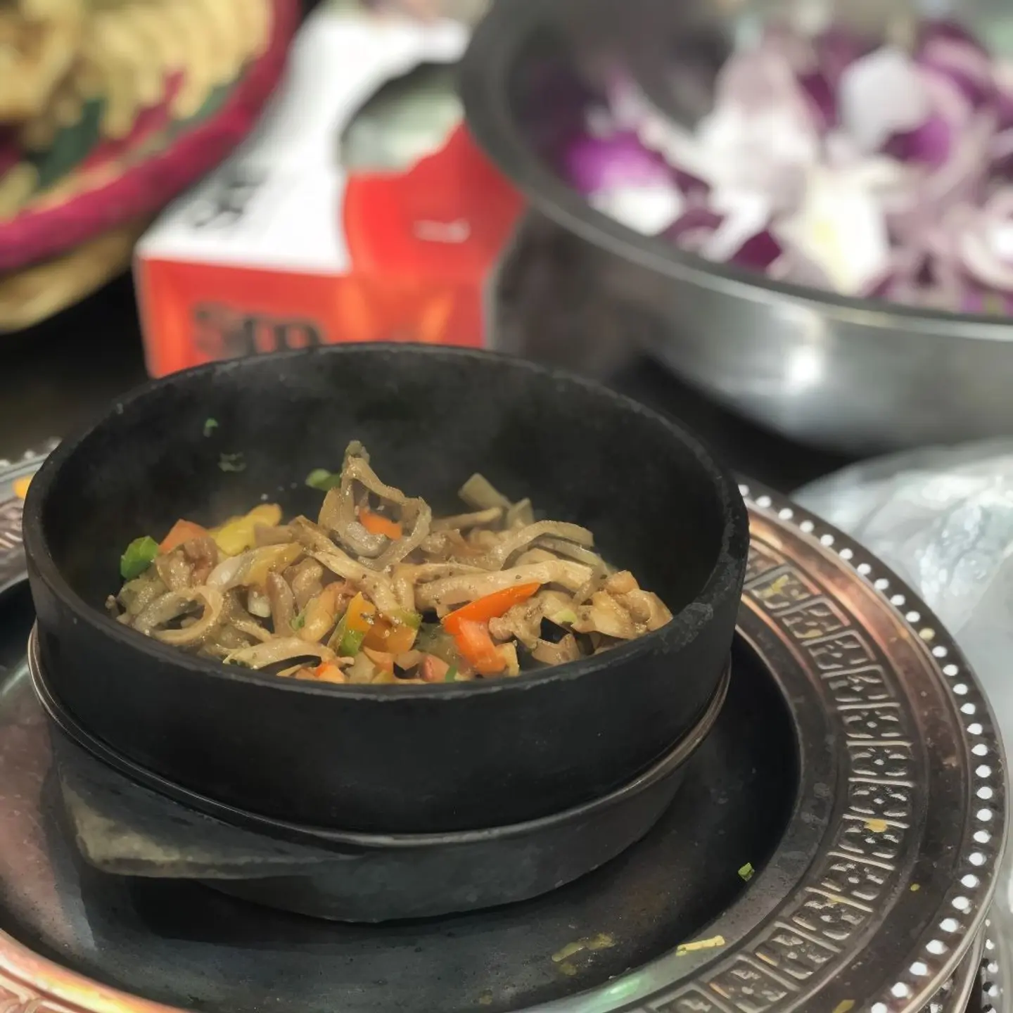 كبدة علئ حجر